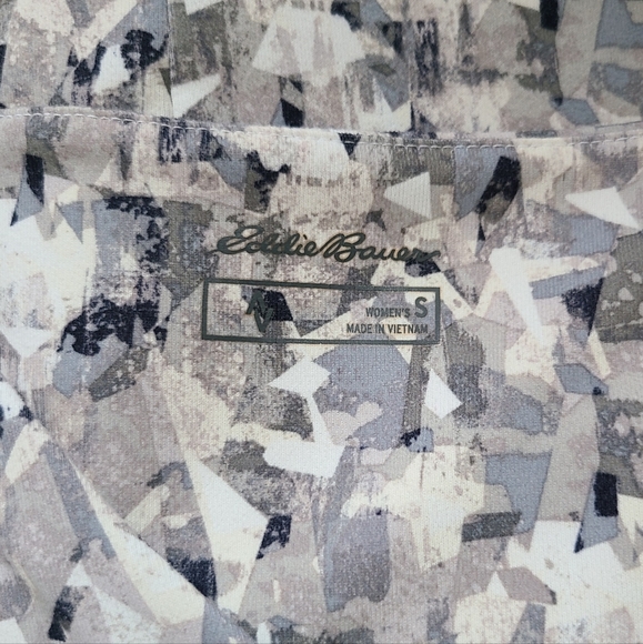 Eddie Bauer Gray and White Geometric Dress - Picture 6 of 6